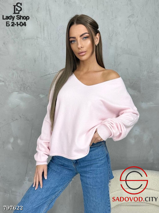 Свитер с V-образным вырезом - Bruno фото 7
