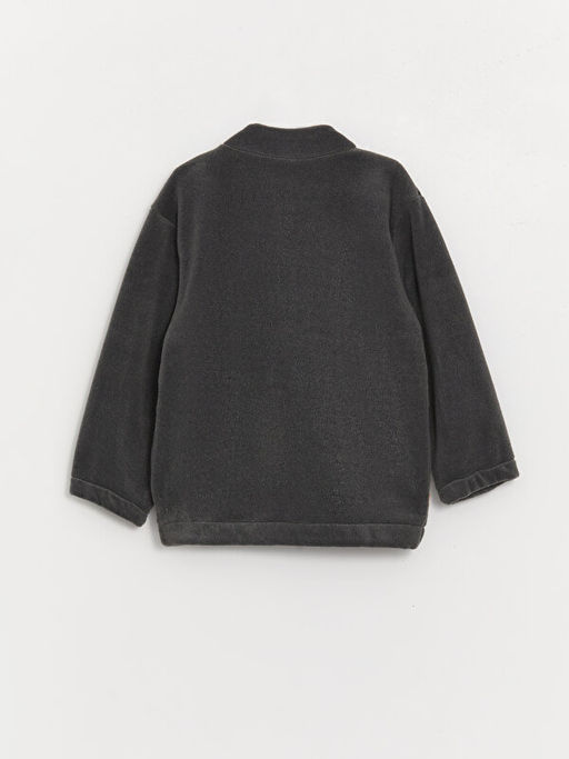 Dik Yaka Uzun Kollu Polar Erkek Bebek Sweatshirt ve E?ofman Alt 2li Tak?m - Waikiki фото 3