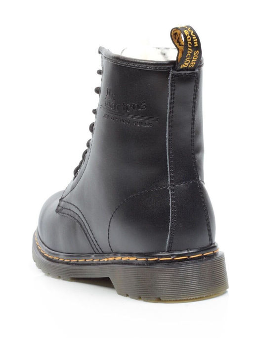 04-MB6021-1 BLACK Ботинки зимние женские (натуральная кожа, натуральный мех)