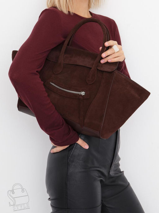 Сумка женская кожаная 999027NN d.coffee Natale Navetta