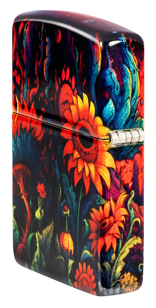 Зажигалка ZIPPO Зловещий подсолнух | Spooky Sunflower 46267