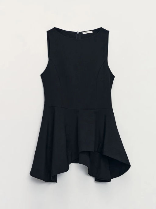 Топ с асимметричной баской / Zarina фото 8