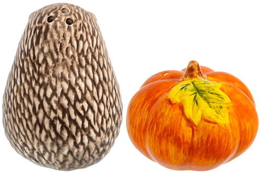 Набор д/специй 2 пр. 6*6*7,5 см, 6,5*6,5*4,5 см "Ёжики", керамика