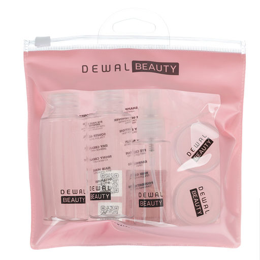 Дорожный набор баночек для путешествий (7пр) DEWAL BEAUTY DBTS5S