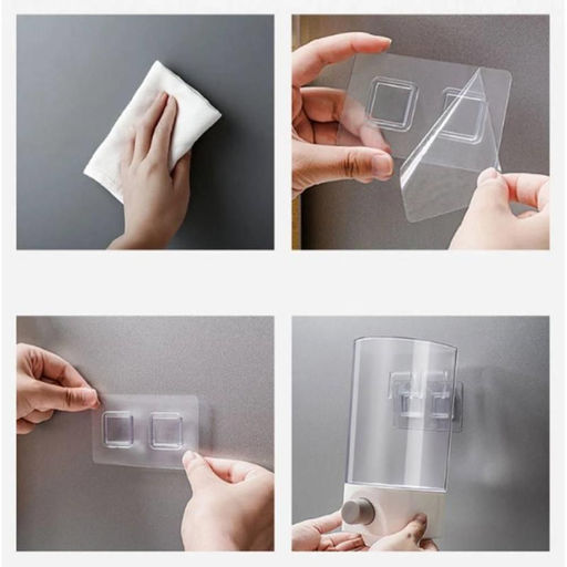 Настенный диспенсер Для круп Ёмкость для сыпучих продуктов Контейнер Дозатор - черный Органайзер Кухонный . 1,5л - Buro фото 2