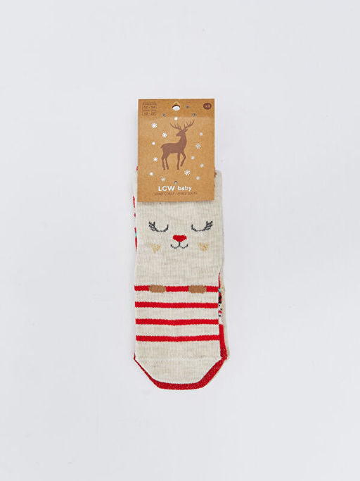 Y?lba?? Temal? K?z Bebek Soket ?orap 3l?