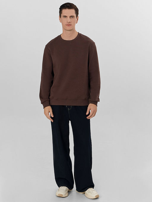 Свитшот мужской коричневый - Mark formelle фото 3