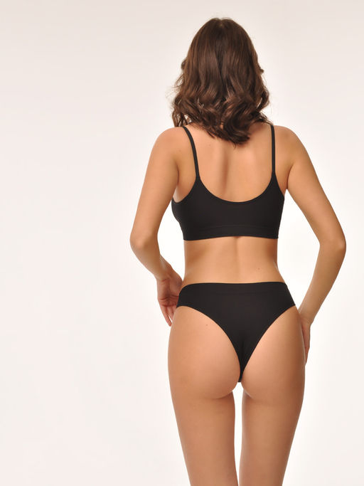 Топ на тонких бретелях в рубчик - My фото 26