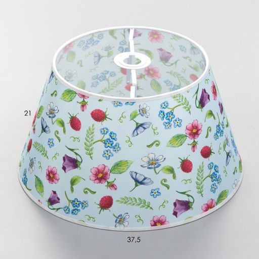 Абажур для светильника универсальный BayerLux Мелкие цветы, Е27/Е14, 38?38?21 см  фото 4