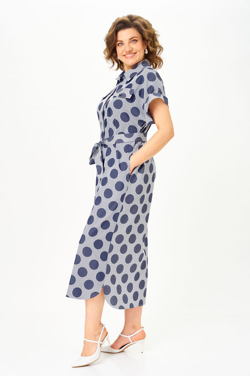 Платье Michel Chic 993/3 крупный горох фото 6