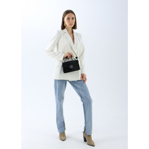 Сумка-мессенджер на застёжке, цвет чёрный - Simaland фото 4