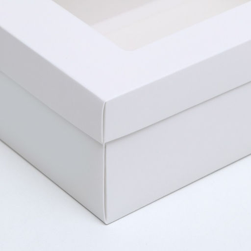 Цена за 5 шт. Коробка складная Белая, с окном 30 х 20 х 9 см - UPAK LAND фото 3