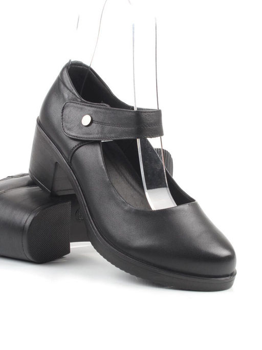 06-DHL104-D1 BLACK Туфли женские (натуральная кожа)