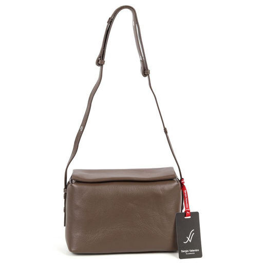 Женская кожаная сумка Sergio Valentini SV-785 Хаки Н-4  фото 2