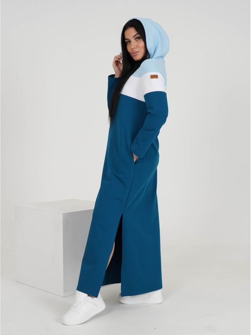 Хадижа платье женское (голубой) - Lovetex фото 3