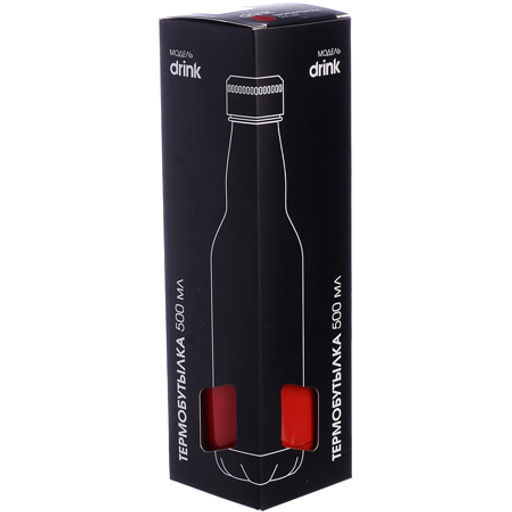 77020-4 Термобутылка 500мл. Drink, красная (х20) - Mayer&boch фото 3