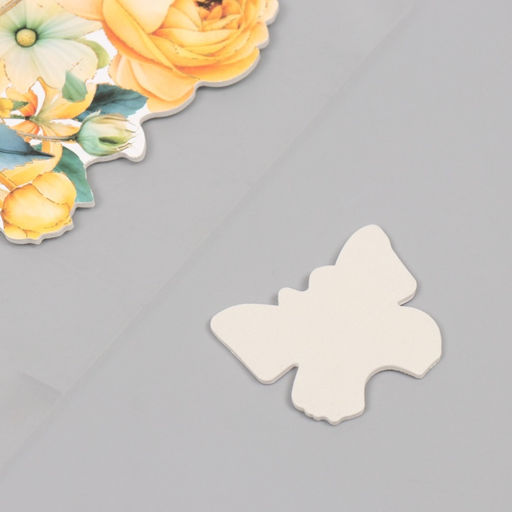 Наклейка интерьерная Жёлтый букет, пластик, 40?31 см