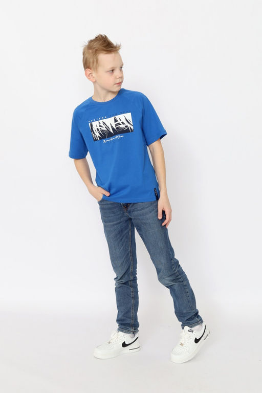 CRB wear/ CSJB 63792-42-403 Футболка для мальчика,синий/Ex.Cherubino  фото 3