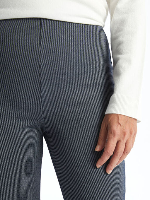 Beli Lastikli D?z ?spanyol Pa?a Kad?n Pantolon