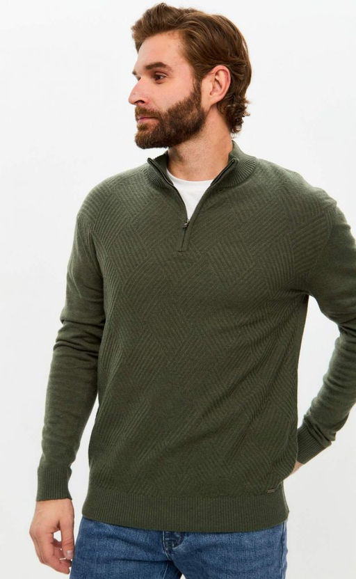 Джемпер F421-1570 khaki - Fine joyce фото 2