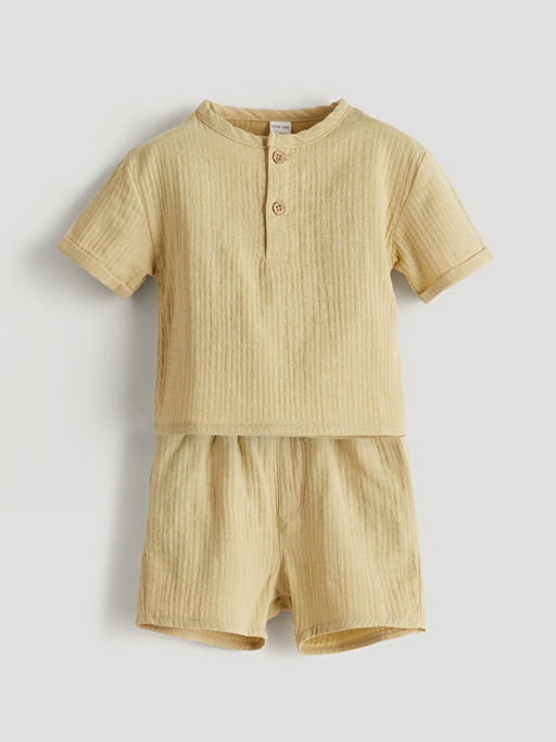 M?slin Erkek Bebek Ti??rt ve ?ort 2li