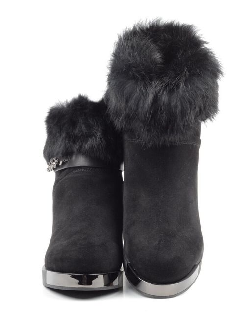 04-206W-8Y1 8J33M Ботинки зимние женские (натуральная замша, натуральный мех) - Фабричный китай фото 15