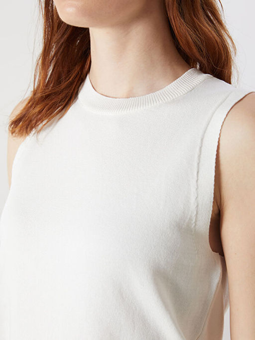 Bisiklet Yaka Kad?n Triko Atlet