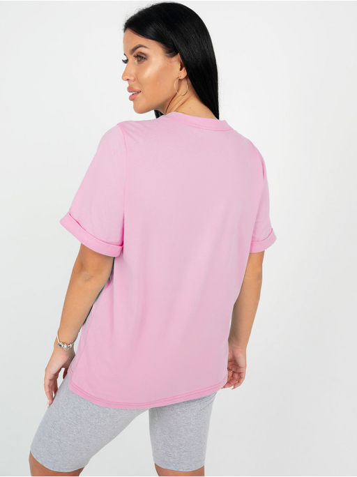 Пижама "Пингвин" розовый с шортами