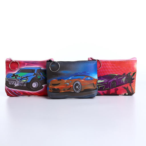 Цена за 2 шт. Кошелёк монетница на молнии, МИКС