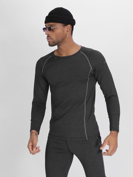 Комплект мужского термобелья без начеса темно-серого цвета 2213TC - FUYOUKAI фото 8