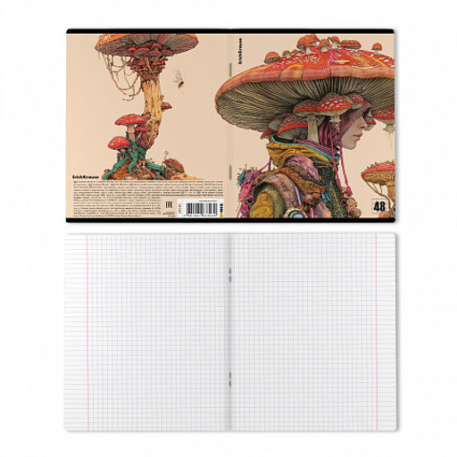 Цена за 5 шт. Тетрадь общая ученическая ErichKrause Forest Fashion, 48 листов, клетка, твин-лак_MIX-PACK  фото 8