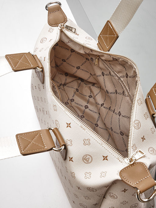 LACCOMA сумка AC89100-фигурки кремовый эко кожа  фото 7