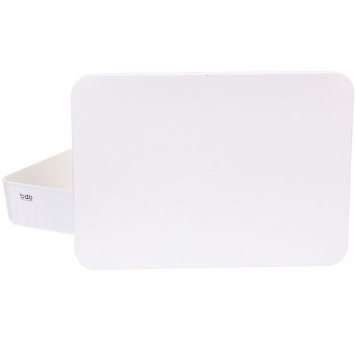 Корзина - органайзер с крышкой "БИСКОТТИ", цвет белый, 36.5*26*8см