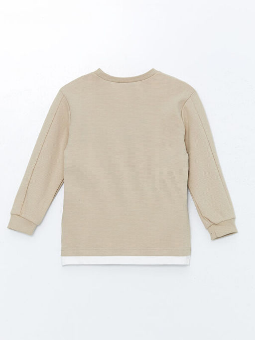 Bisiklet Yaka Erkek Bebek Sweatshirt - Waikiki фото 2