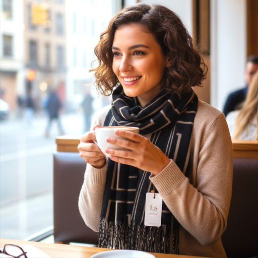 Мягкий палантин из кашемира мультицвет - Greta фото 2