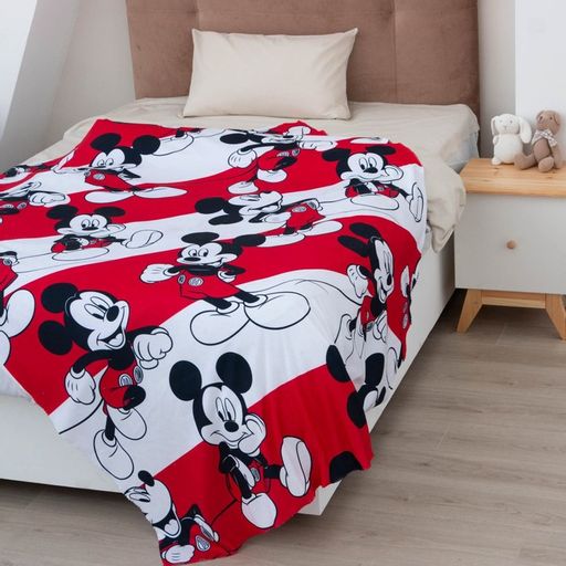 Плед Микки Маус 1,5 сп, 140х210 см, 100% п/э - Disney фото 5