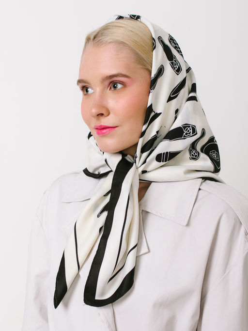 Большой, мягкий, тонкий и очень нежный двусторонний платок - Tantino фото 8