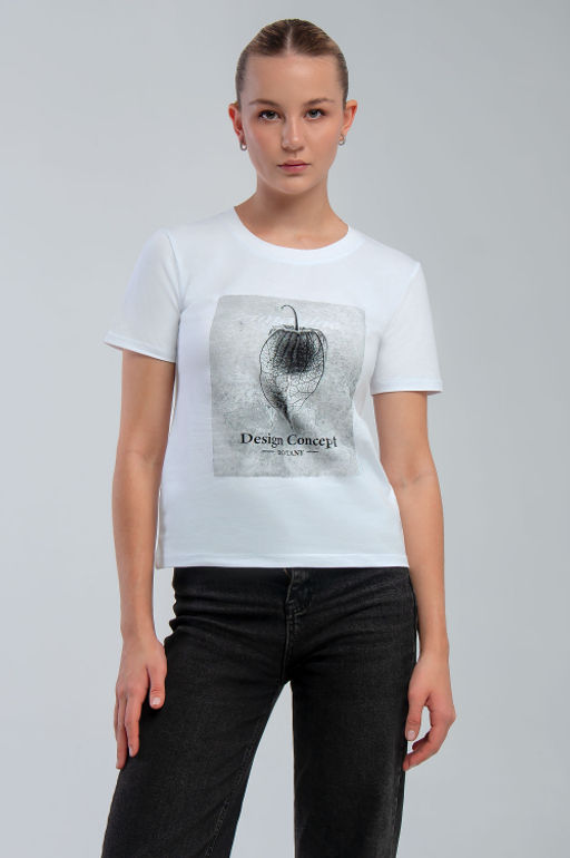 Арт. 3751 Футболка женская 42-50 (5 шт) Цвет:белый - Калинка фото 6