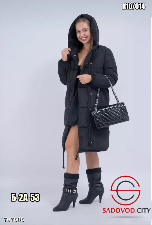 куртка длинная с капюшоном - Bruno фото 2