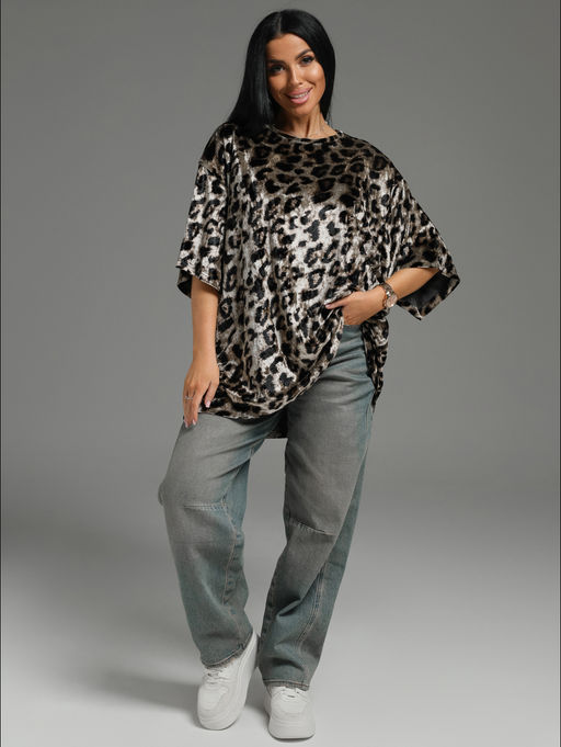 Марлен футболка женская (леопард)
