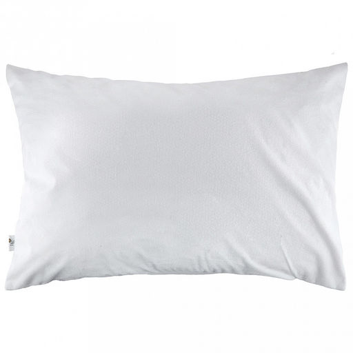 Чехол непромокаемый на подушку 50х70см Аквамембрана, на молнии, микрофибра (п/э 100%) / PUR мембрана, упаковка классическая, LDPE 14,5х23см, еврослот, Домашняя мода (Россия) фото 2