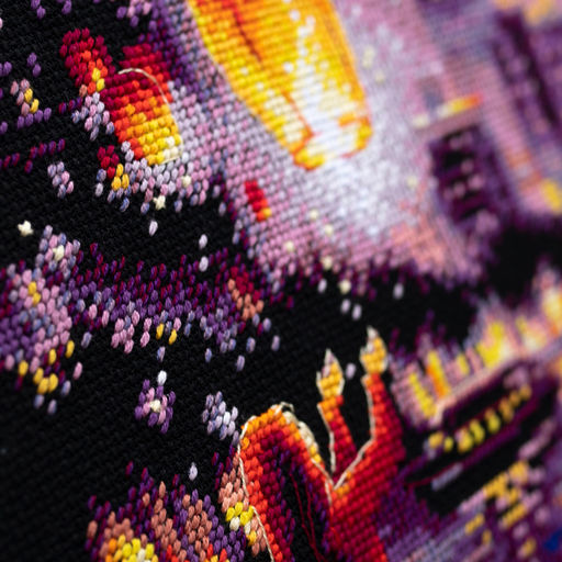 Набор для вышивания Чудесная Игла 350-761 Фонарики желаний 20 х 27 см