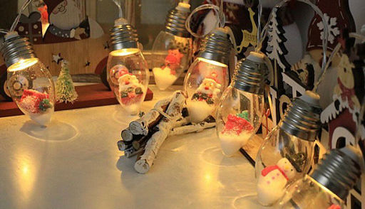 Гирлянда - лампочки с фигуркой внутри 10 ламп Цвет желтый