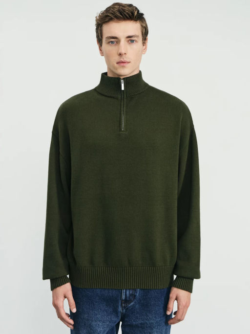 Джемпер на молнии regular fit / Zarina
