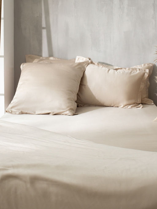 Простыня евро SL Home Tencel, 235260 см, бежевая, тенсель - Sima-land home фото 4