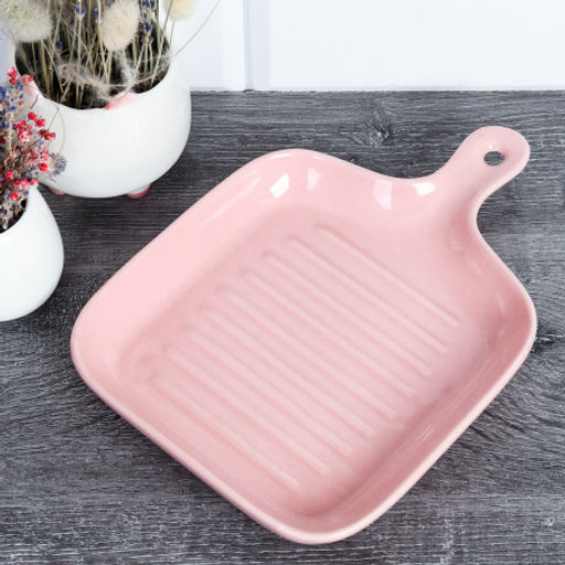 Блюдо с ручкой 23х16х3 см / GDE-24 /уп 29/ - ГалеонТрейд фото 5