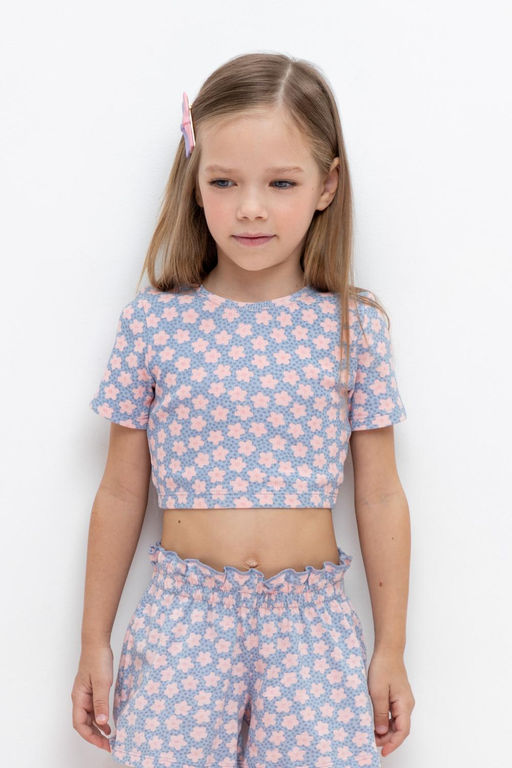 КР 302459/небесно-голубой,сакура к483 фуфайка для дев