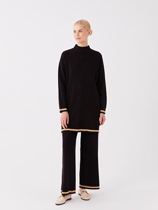 Beli Lastikli Geni? Pa?a Kad?n Triko Pantolon