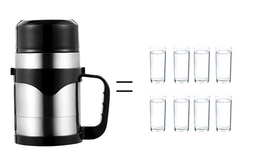 Термокружка - ланч бокс с подогревом от прикуривателя 1200мл - Buro фото 4