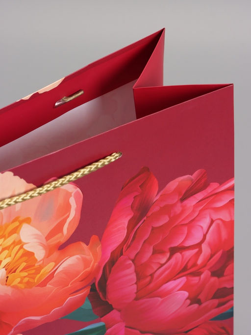 Пакет подарочный ламинированный «Яркий акцент», 26×12×32 см